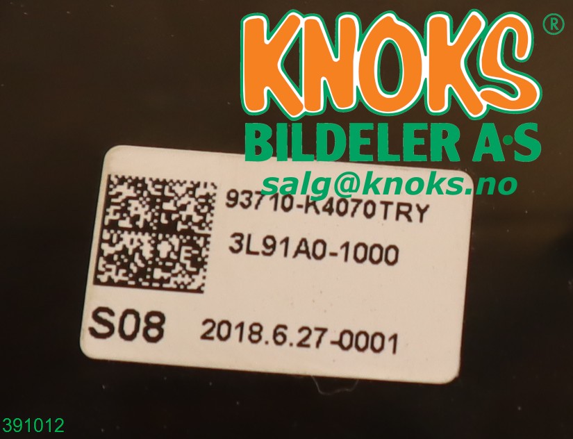 Bryter diverse til Hyundai Kona 2017-2021 (Type I, Fase 1)  (HYUNDAI|93710K 4070TRY|)