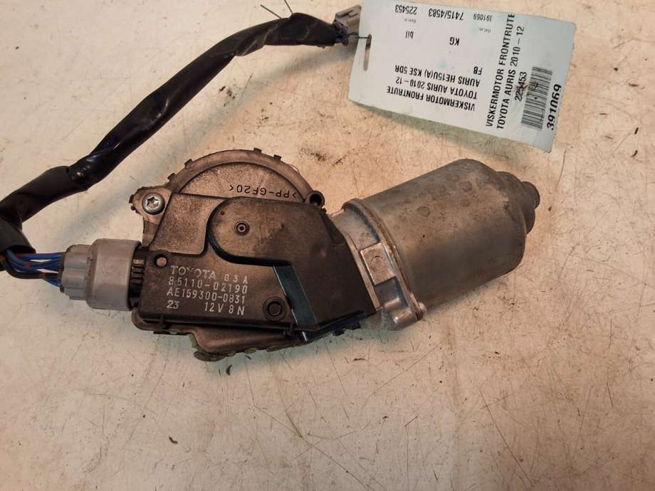 Viskermotor frontrute til Toyota Auris 2010-2012 (Type I, Fase 2)  (TOYOTA|8237502010|)