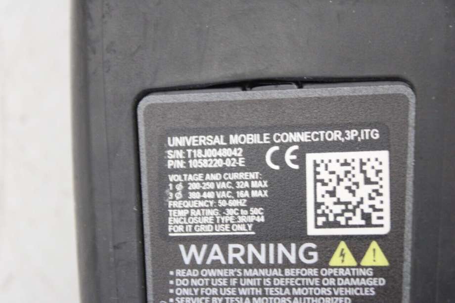 Batterilader kabel til Tesla Model X 2016-->>  (TESLA|1058220-02-E|)