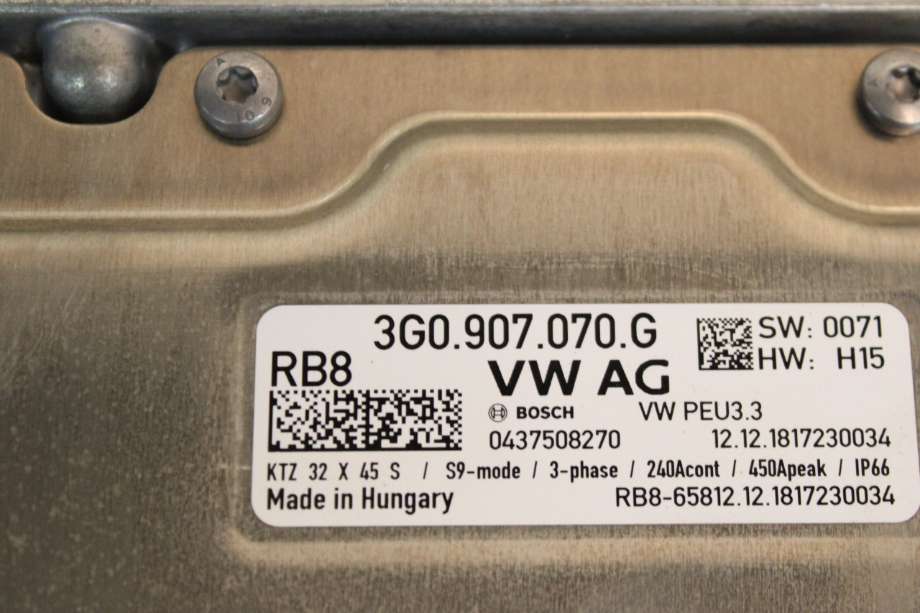 Inverter hybrid til VW Passat 2015-2019 (Fase 1) (B8) (B8) (VOLKSWAGEN|3G0 907 070 G|)
