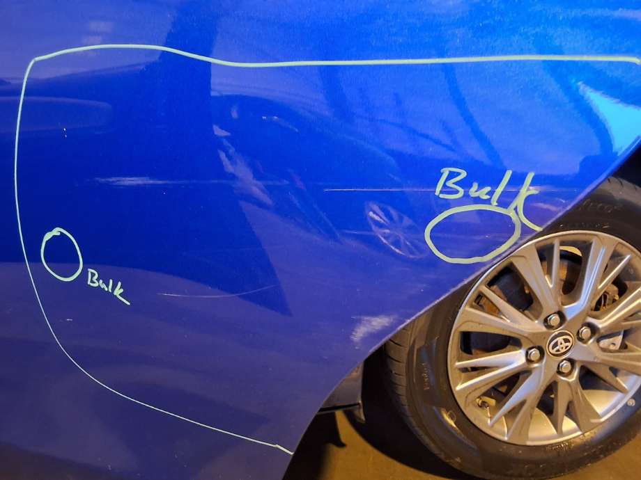 Dør venstre bak til Toyota Yaris 2014-2020 (Type III, Fase 2)  (TOYOTA|670040D210|)