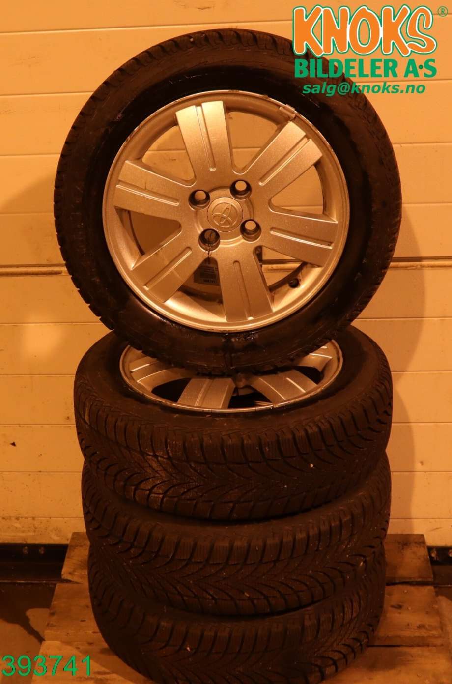 Felgsett aluminium til Toyota Yaris, 2012-2014 (Type III, Fase 1)  (TOYOTA|)