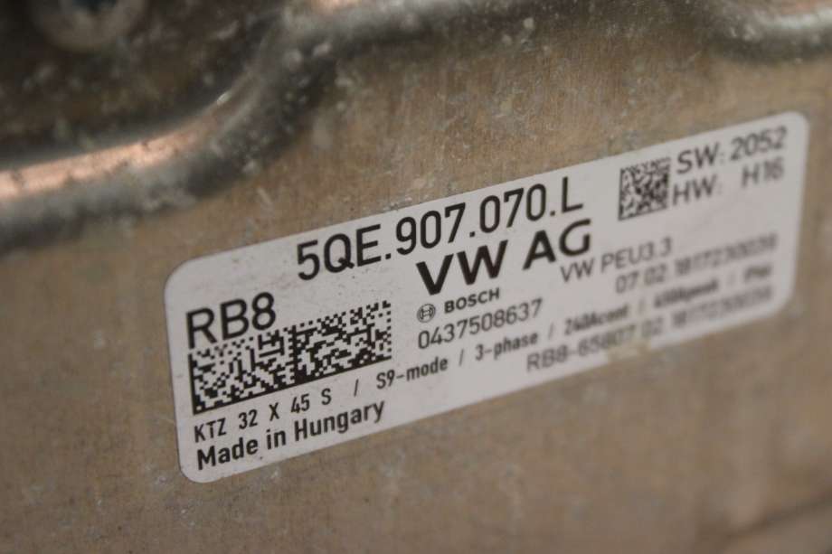 Inverter elbil til VW e-Golf 2017-2020 (Fase 2) (VOLKSWAGEN|5QE 907 070 L|)