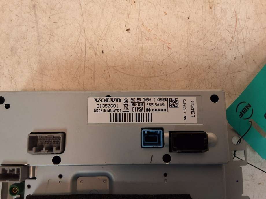 Instrument kjørecomputer til Volvo V60/V60 CC 2013-2018 (Type I, Fase 2)  (VOLVO|36011463|)