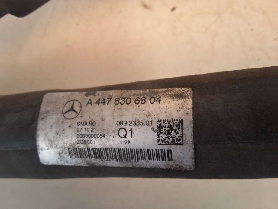 Aircondition rør til Mercedes EQV 2020-->> (W447) (W447) (MERCEDES|A 447 830 66 04|)