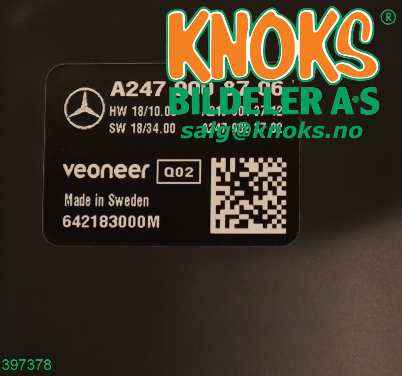 Sensor radar til Mercedes E-Klasse 2016-2023 (W213) (W213) (MERCEDES|A 247 900 33 08||A2479008706)