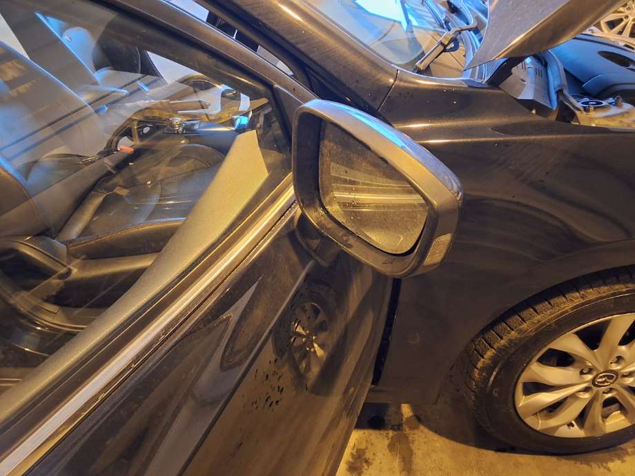Speil høyre til Mazda 3 2013-2016 (Type III, Fase 1)  (MAZDA|BJE469121D|)