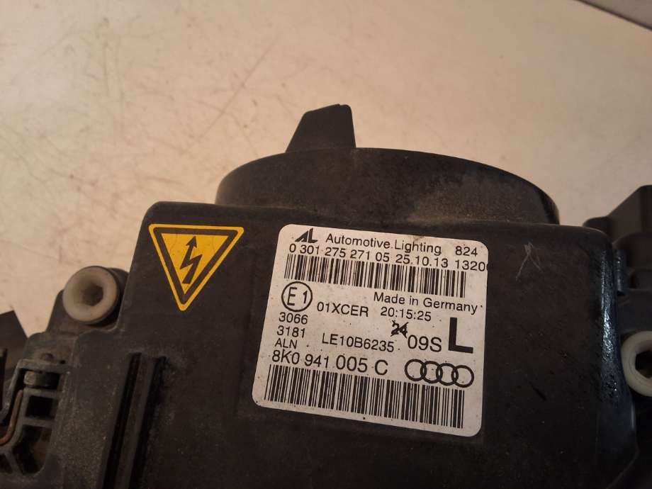 Frontlykt venstre halogen til Audi A4, Allroad 2009-2016 (Type I) (B8) (B8) (8K0 941 043 C|)