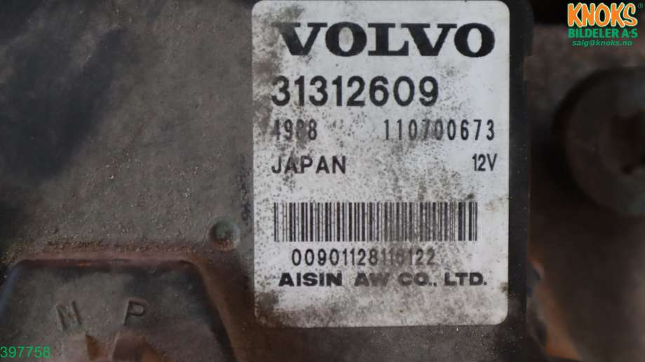 Girkasse automat til Volvo V60 2010-2013 (Type I, Fase 1)  (VOLVO|36050937|)