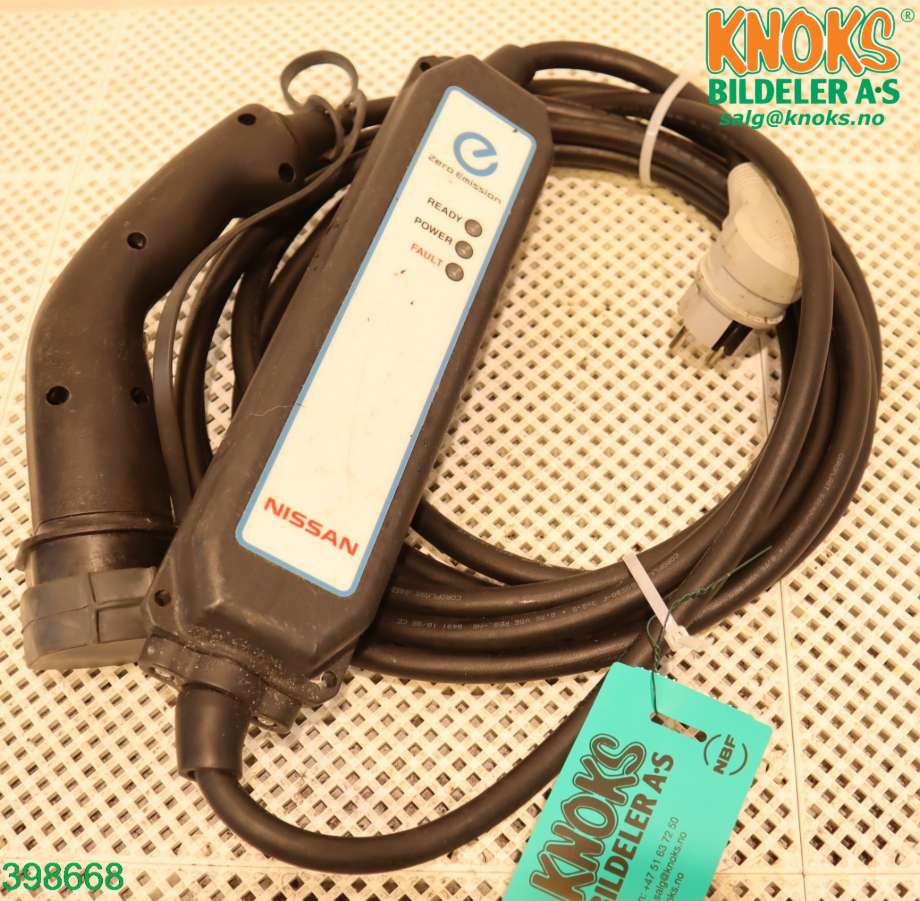 Batterilader kabel til Nissan Leaf 2018-->> (Type II) (NISSAN|296M15SH0C|)