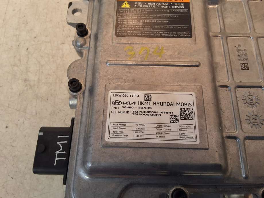 Batterilader (OBC - On Board Charger) til Hyundai Santa Fe 2021-->> (Type IV)  (HYUNDAI|364943DAG5|)