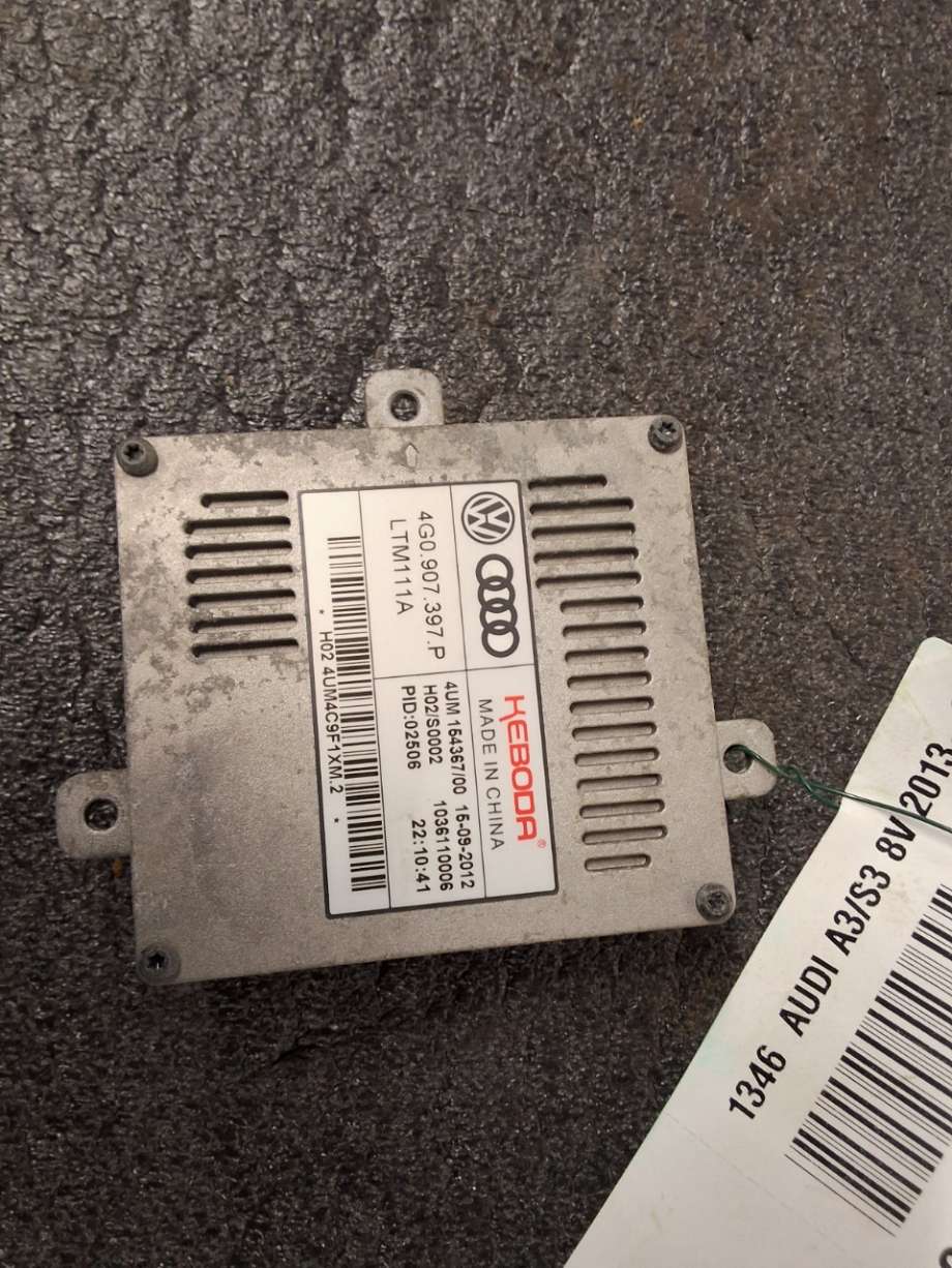 Styreenhet xenon/ballast til Audi A3, 2012-2016 (Type III, Fase 1)  (AUDI|4G0 907 397 P)