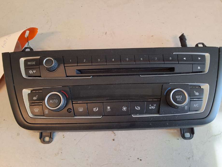 Varmeapparat betjening til BMW 3-Serie 2012-2018 (F30/F31/F34) (F30/F31/F34) (BMW|64 11 9 287 341|)