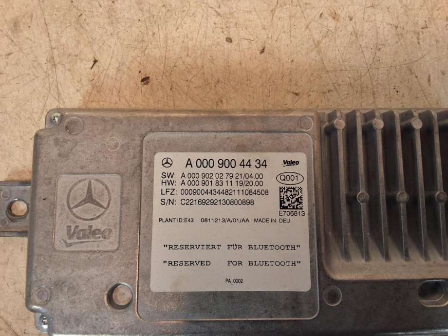 Styreenhet diverse til Mercedes EQB 2022-->>  (MERCEDES|A 000 900 44 34|)