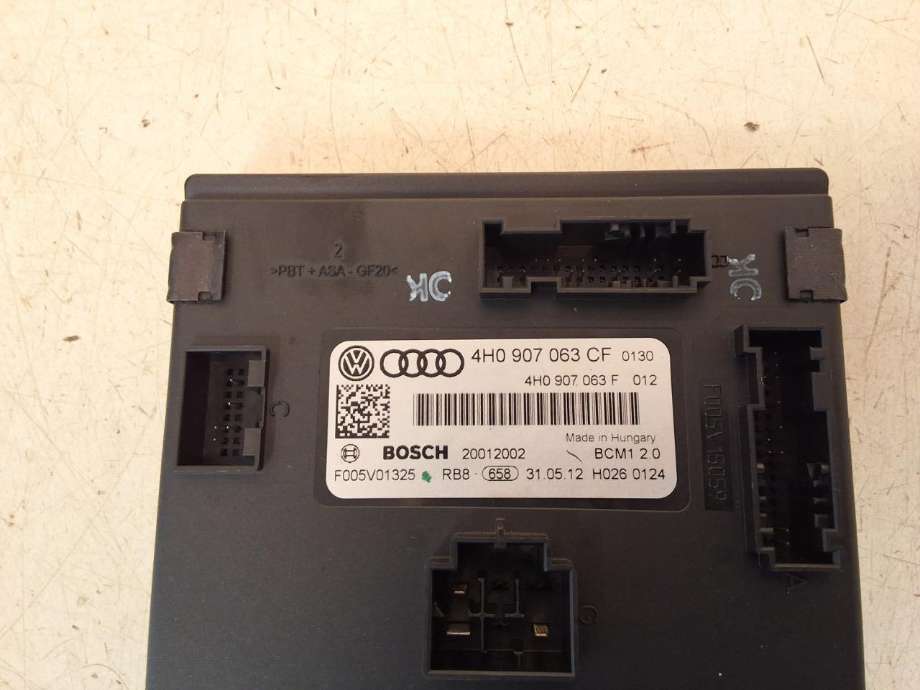 Styreenhet diverse til Audi A7 2010-2014 (Type I, Fase 1)  (AUDI|4H0 907 063 CG 000|4H0 907 063 CG|)