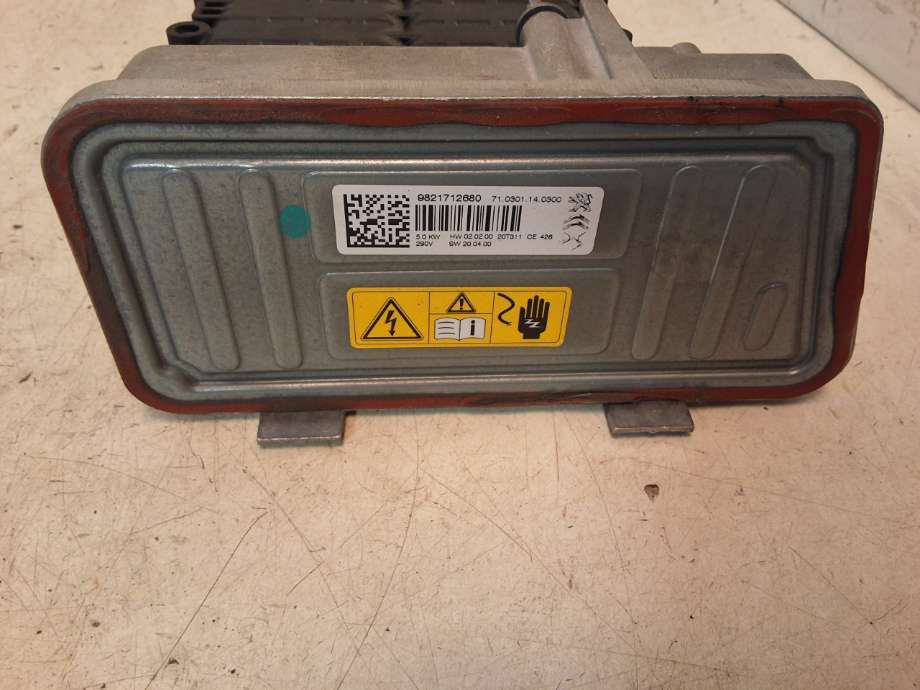 Varmeapparat register til Peugeot 2008 2019-->> (Type II)  (PEUGEOT|98 217 126 80|)