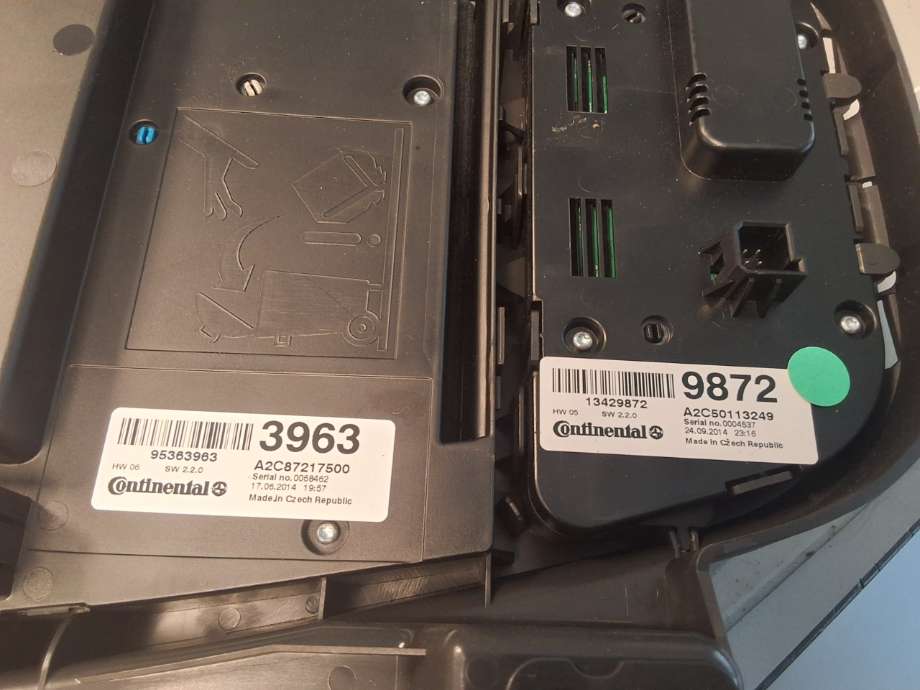 Varmeapparat betjening til Opel Mokka 2012-2016 (Type I, Fase 1)  (OPEL|13429872|)