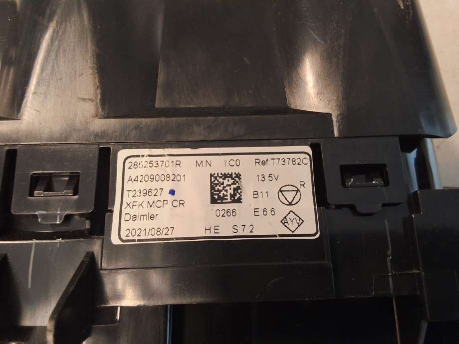 Varmeapparat betjening til Mercedes Citan 2021-->> (W420) (W420) (MERCEDES|A 420 830 78 00|)