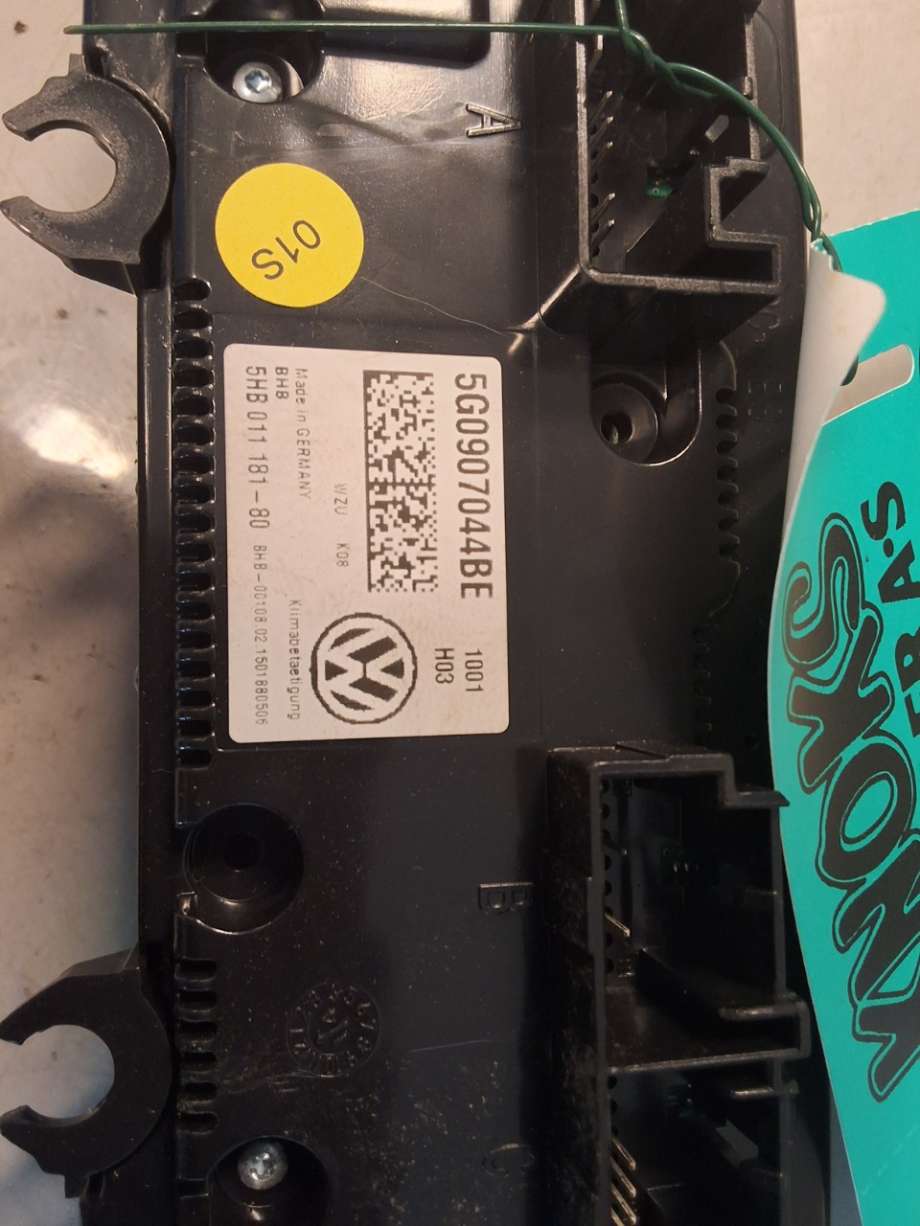 Varmeapparat betjening til VW Golf VII 2012-2017 (Fase 1)  (VOLKSWAGEN|5G0 907 044 BE|)