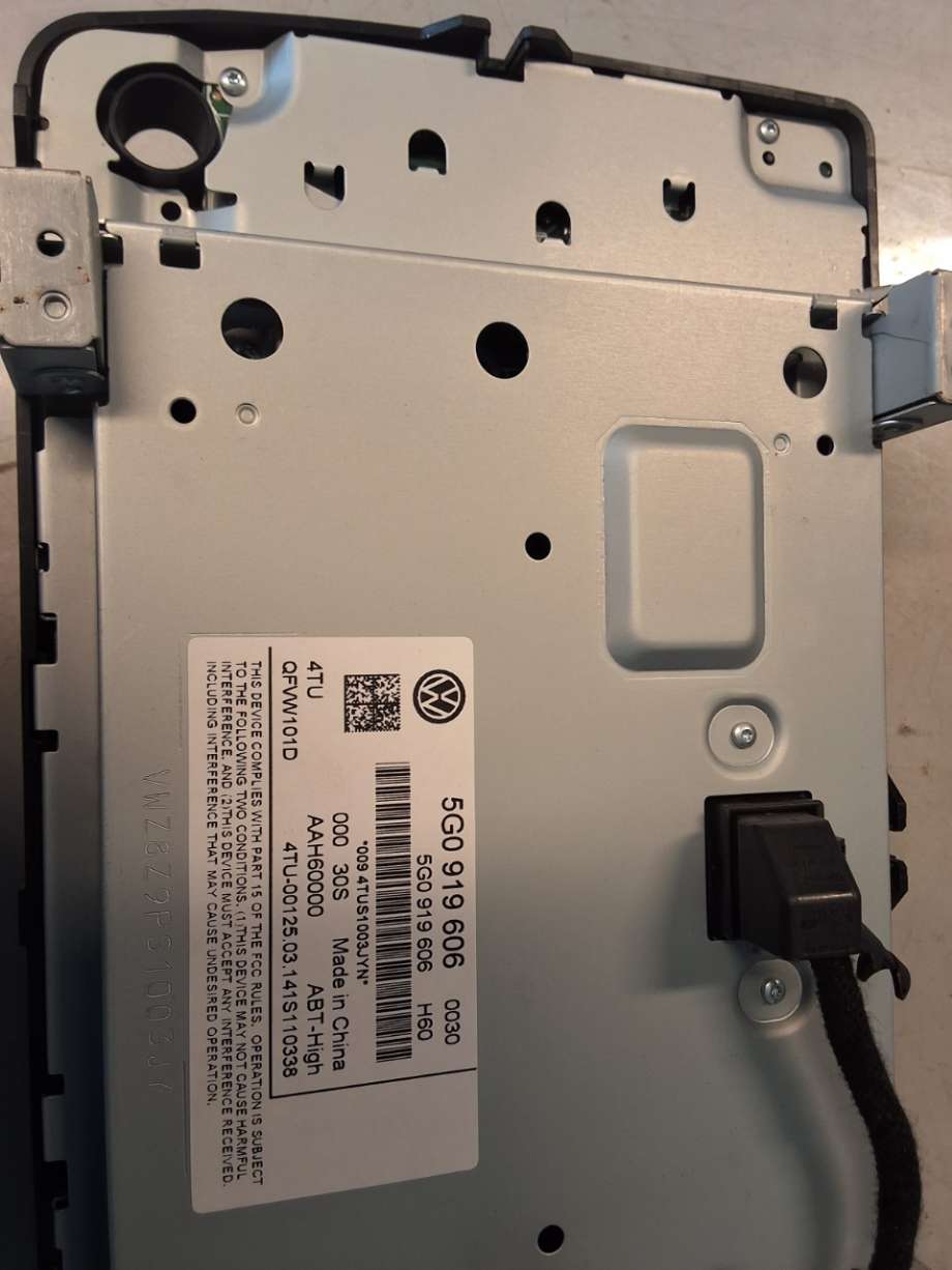 Bilstereo til VW e-Golf 2014-2017 (Fase 1)  (VOLKSWAGEN|5G0 919 606|)