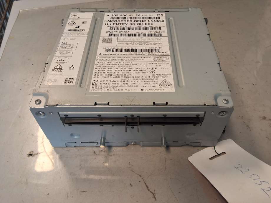 Bilstereo til Mercedes C-Klasse, 2014-2018 (Fase 1) (W205) (W205) (MERCEDES|A 205 900 91 28)