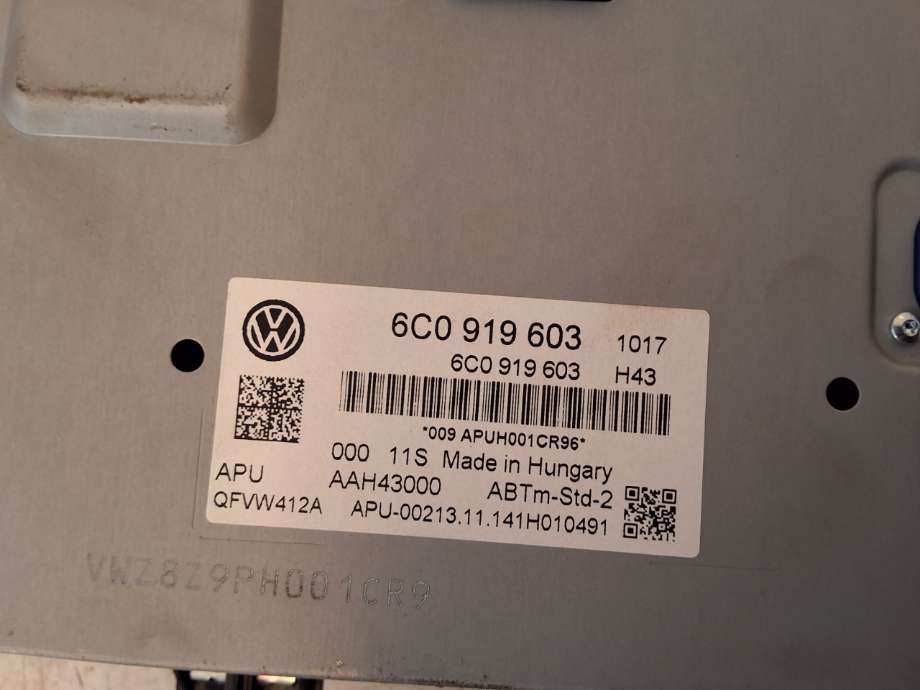 Instrument kjørecomputer til VW Polo 2014-2017 (Type V, Fase 2)  (VOLKSWAGEN|6C0 919 603|)