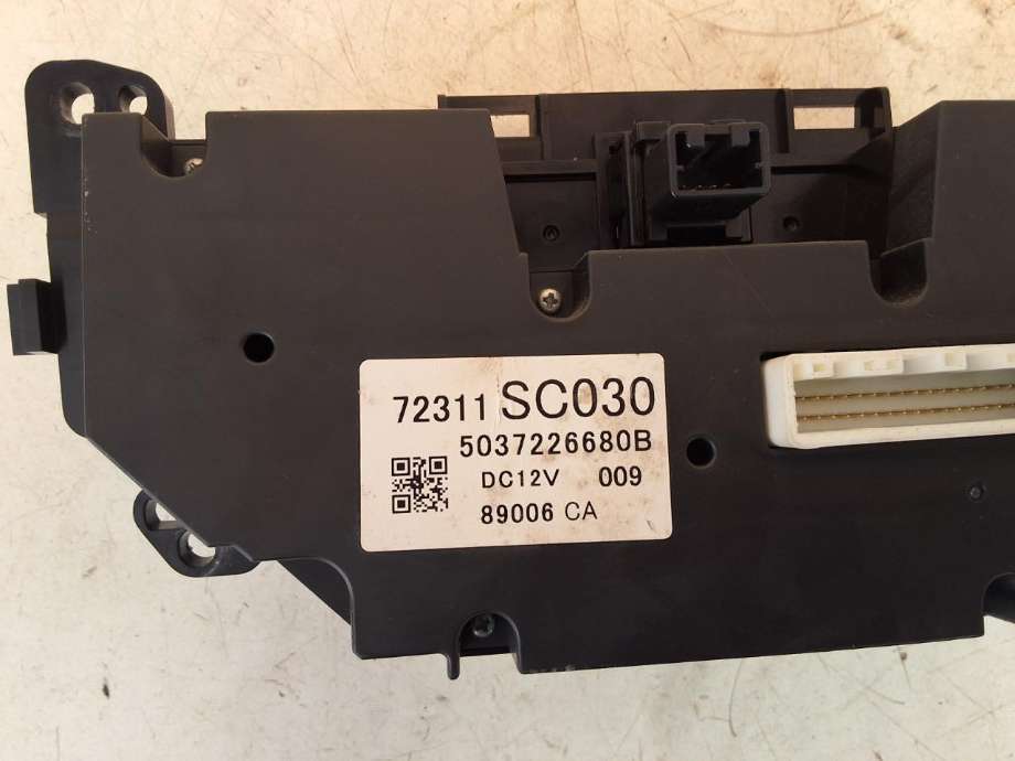 Varmeapparat betjening til Subaru Forester 2008-2013 (Type III) (SUBARU|72311SC030|)