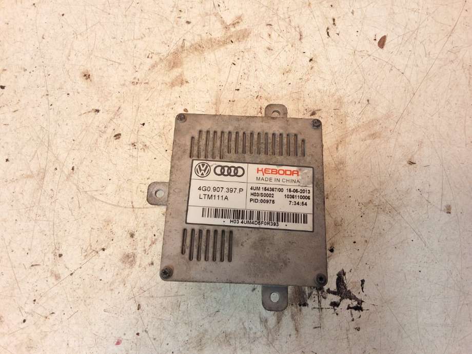 Styreenhet xenon/ballast til Audi A3 2012-2016 (Type III, Fase 1)  (AUDI|4G0 907 397 R|4G0 907 397 P|)