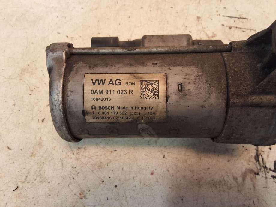 Starter til Audi A3 2012-2016 (Type III, Fase 1) (AUDI|0AM 911 022 C|0AM 911 023 R|)