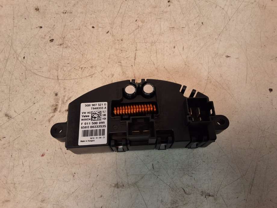 Varmeapparat motstand til Audi A3 2012-2016 (Type III, Fase 1)  (AUDI|5Q0 907 521 E|5Q0 907 521 A|)