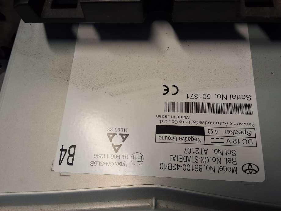 Instrument kjørecomputer til Toyota bZ4X 2022-->>  (TOYOTA|8610042B40|8610042B41|)