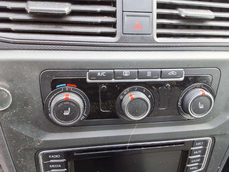 Varmeapparat betjening til VW Caddy, 2015-2020 (Type III, Fase 3)  (VOLKSWAGEN|)