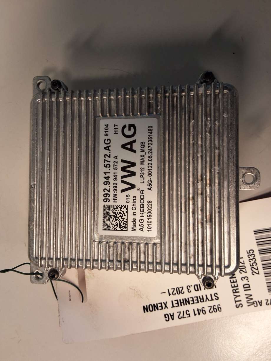 Styreenhet xenon/ballast til VW ID.3 2020-->>  (VOLKSWAGEN|992 941 572 AG|)