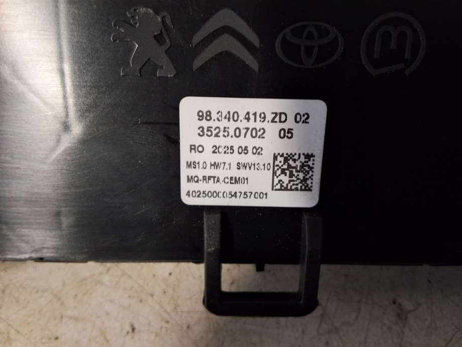 Varmeapparat betjening til Toyota Proace 2016-->> (Type II) (TOYOTA|SU001B2019|98340419ZD 02|)