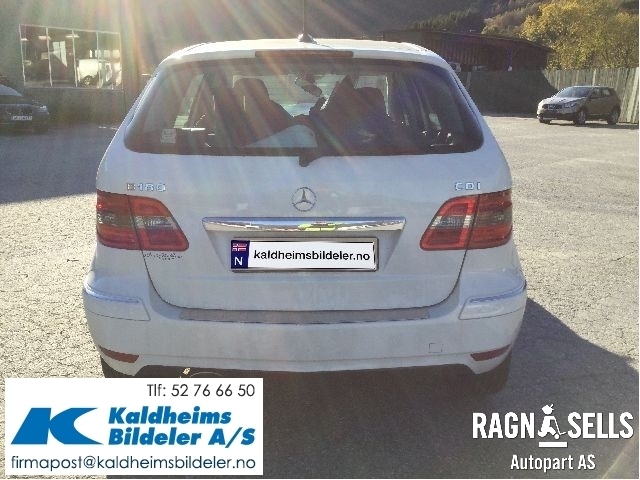 Mercedes B-Klasse 2008-2011 (Fase 2) (W245) (W245), Motorkode: OM640.940, Girkassekode: A 169 360 07 00