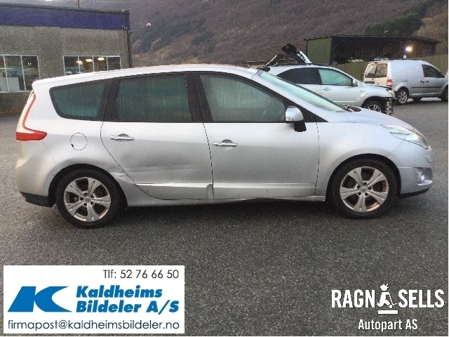 Renault Scenic 2009-2016 (Type III) , Motorkode: F9Q-870, Girkassekode: ND4 (004) - A021168