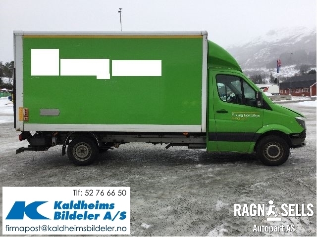 Mercedes Sprinter 2013-2018 (Fase 2) (906) (906), Motorkode: OM651.957, Girkassekode: 71168000650342