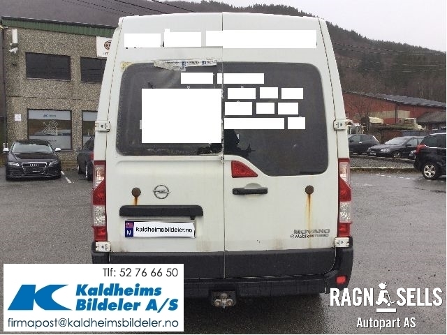 Opel Movano 2010-->> , Motorkode: M9T-702, Girkassekode: 95513768