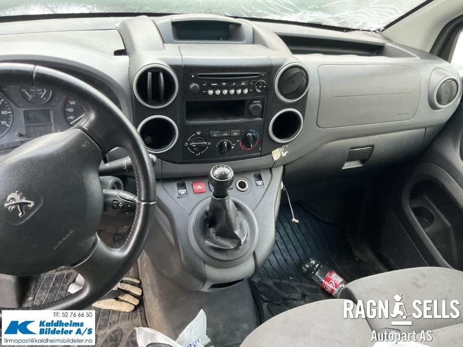 Peugeot Partner 2008-2015 (Type II, Fase 1) , Motorkode: 9H06, Girkassekode: 16 089 352 80