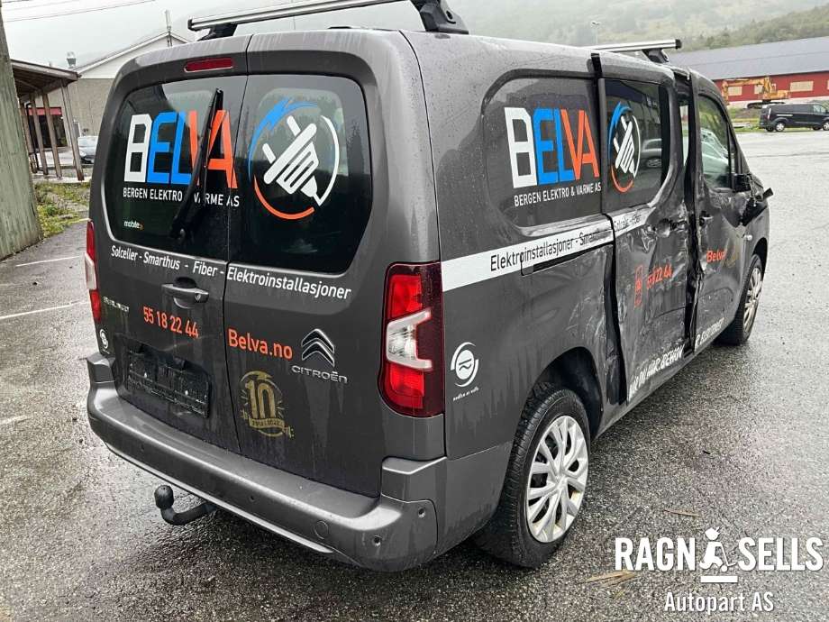 Citroën Berlingo 2019-->> (Type III) , Motorkode: YH01, Girkassekode: 16 230 929 80