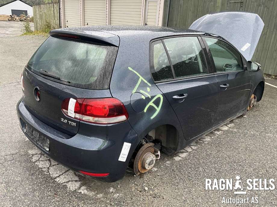 VW Golf VI 2008-2012 , Motorkode: CBA, Girkassekode: KRM