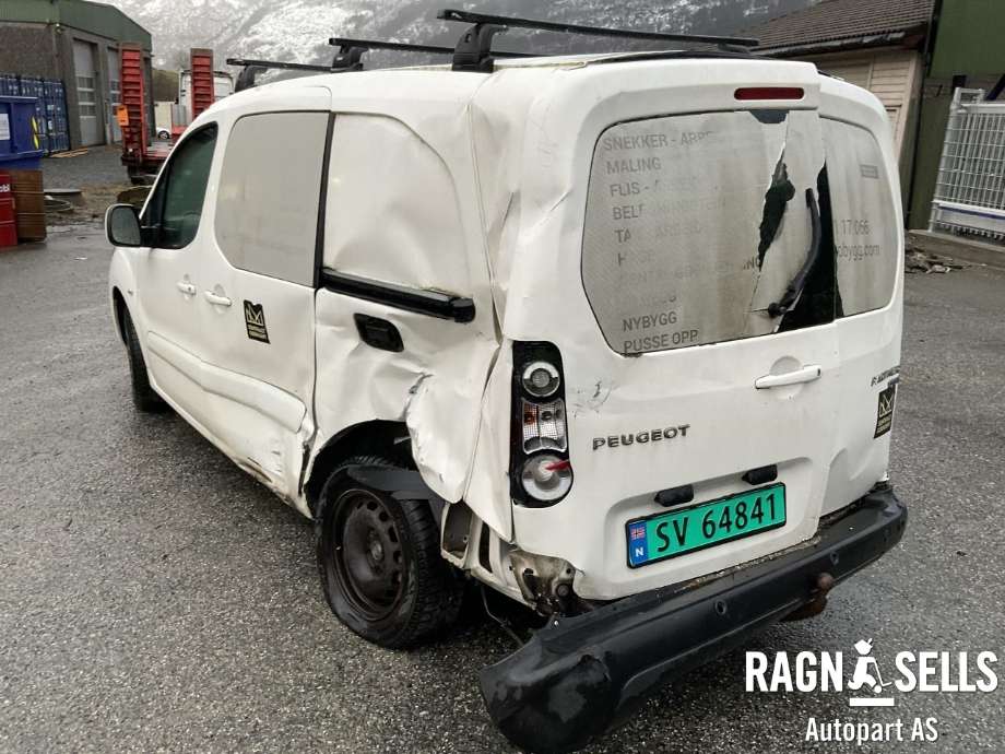 Peugeot Partner 2015-2019 (Type II, Fase 2) , Motorkode: BH02, Girkassekode: 