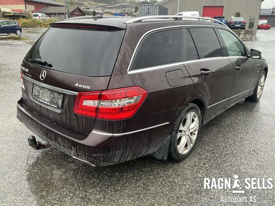 Mercedes E-Klasse 2009-2013 (Fase 1) (W212) (W212), Motorkode: 651924, Girkassekode: 
