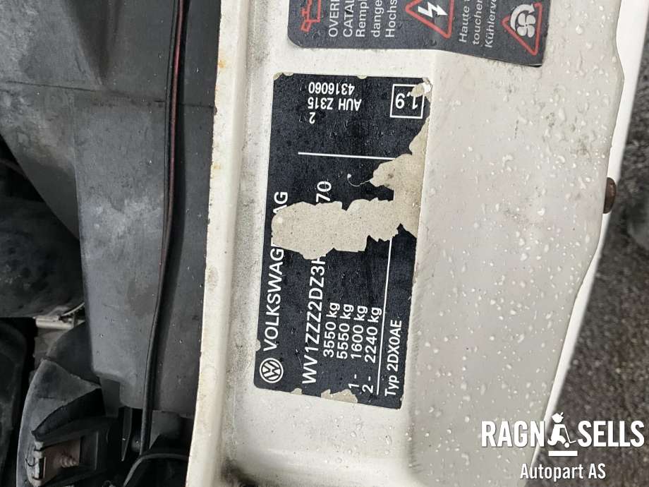 VW LT 1996-2006 (Type II) (MB) (MB), Motorkode: AUH, Girkassekode: 