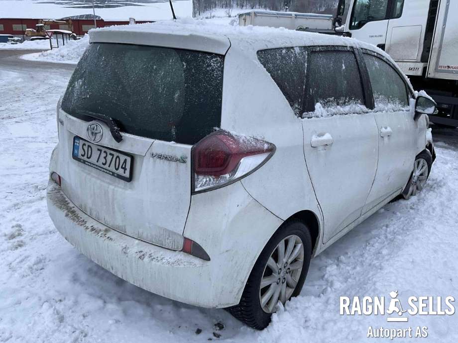 Toyota Verso-S 2011-2015 (COMBI) (COMBI), Motorkode: 1NR-FE, Girkassekode: 