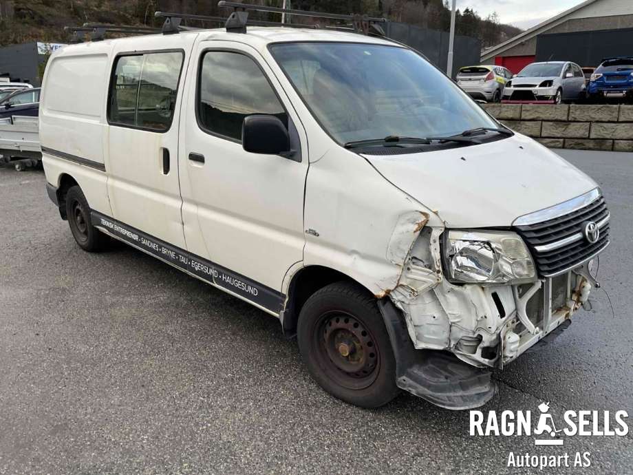 Toyota Hiace 2007-2012 (Fase 3) delebil , Motorkode: 2KD-FTV, Girkassekode: 