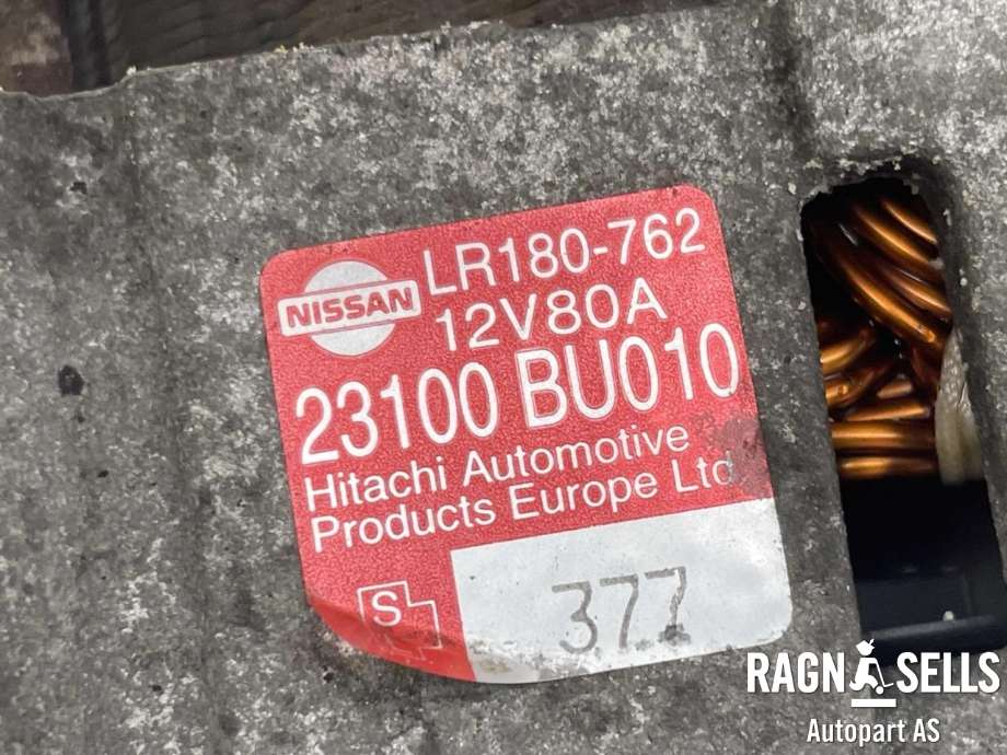 Dynamo til Nissan Primera 2002-2007 (P12) (P12) (A002TB3191|A003TB0091|A2TB3191|A2TG0091|A3TB0091|23100-AU000|23100-BU00A|23100-BU010|23100-4M510|23100-6J910|23100-8N210|52810-31000)