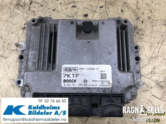 Styreenhet motor til Ford C-Max 2003-2007 (Type I, Fase 1)  (BOSCH|3M5A-12A650-JF|)