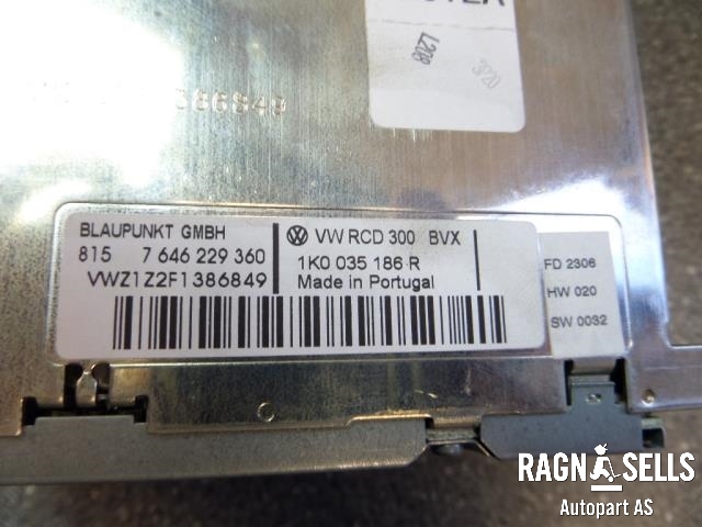 Bilstereo til VW Jetta 2005-2010  (1K0035186R||7646229360)