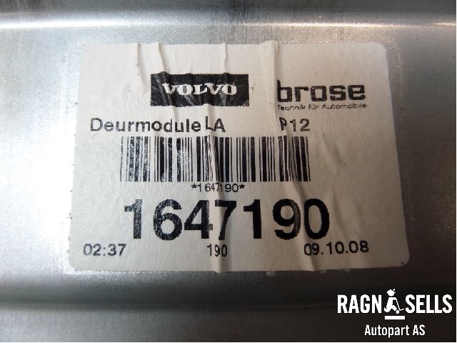 Ruteheis venstre bak til Volvo V50 2007-2012 (Fase 2) (31253515|31264189|1647190|8679082)